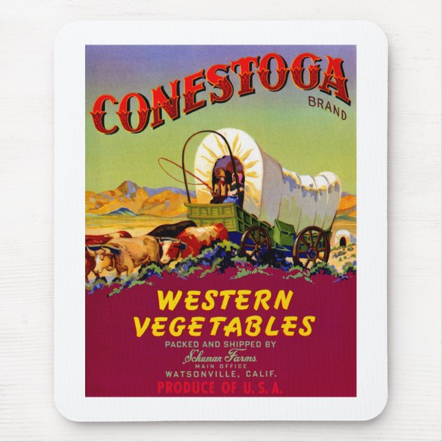 Conestoga Western Vegetables Mouse Pad (Front)