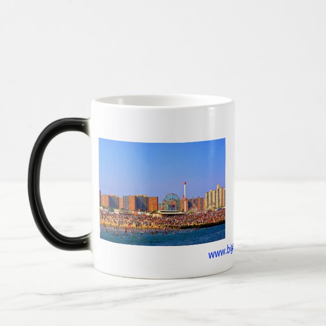 Coney Island beach - NYC mug (Left)