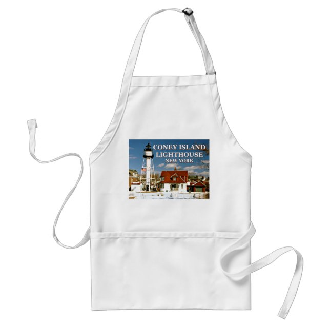 Coney Island Lighthouse, New York Standard Apron (Front)