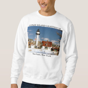 Coney Island Lighthouse, Sea Gate New York Sweatshirt