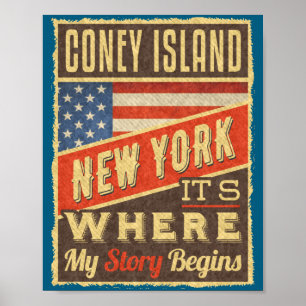 Coney Island New York _1  Poster