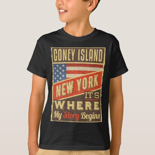 Coney Island New York _1  T-Shirt (Front)