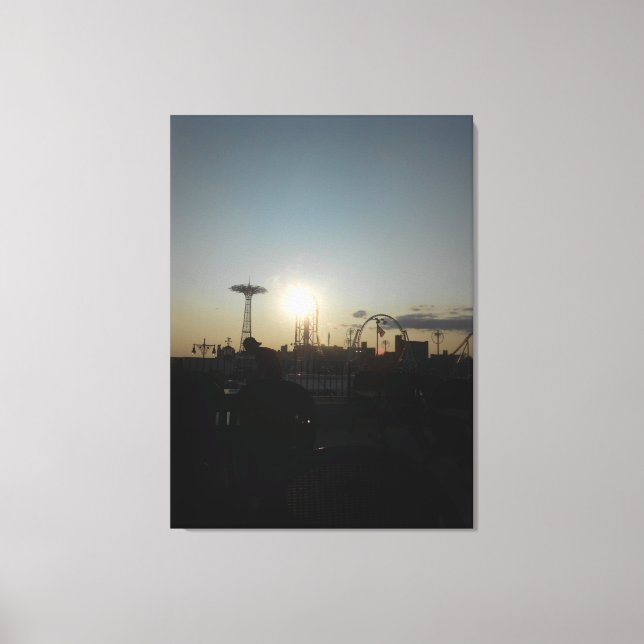 Coney Island, New York USA Canvas Print (Front)