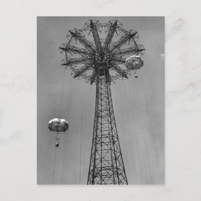 Coney Island Parachute Jump Postcard (Front)