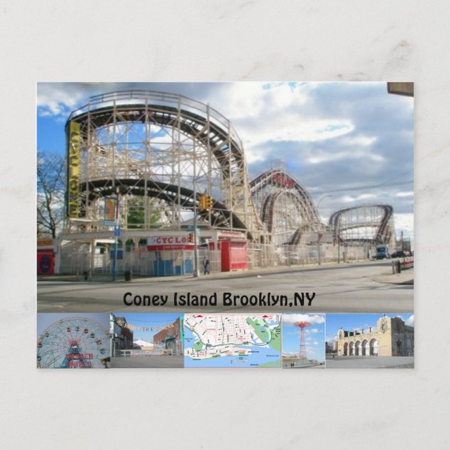 Coney Island Postcard (Front)