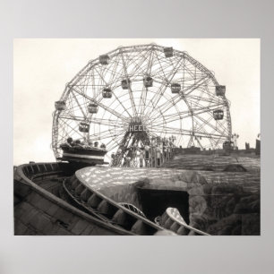 Coney Island Roller Coaster-1826612.s.jpg Poster