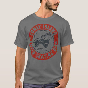 Coney Island Roller Skating Rink Roller Skates T-Shirt