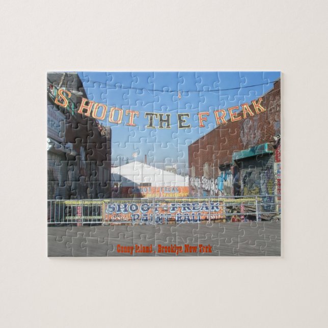 Coney Island Shoot the Freak Puzzle (Horizontal)