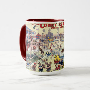 Coney Island Water Carnival, 1898 Mug