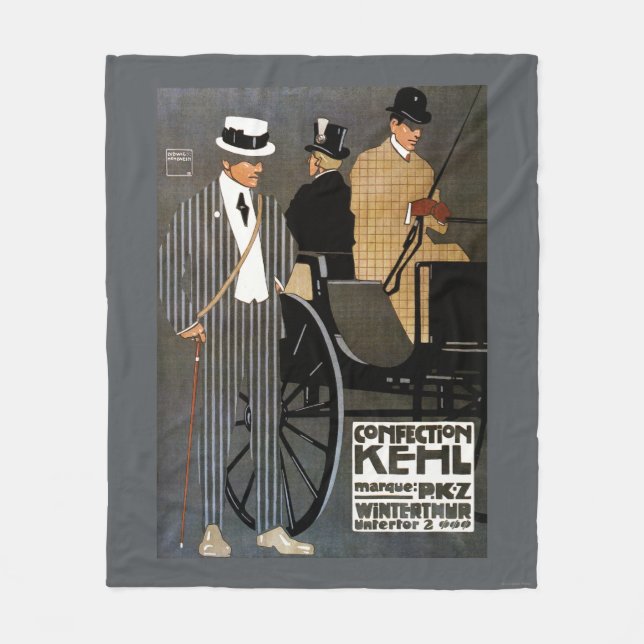 Confection Kehl Gentlemen Clothing Fleece Blanket (Front)