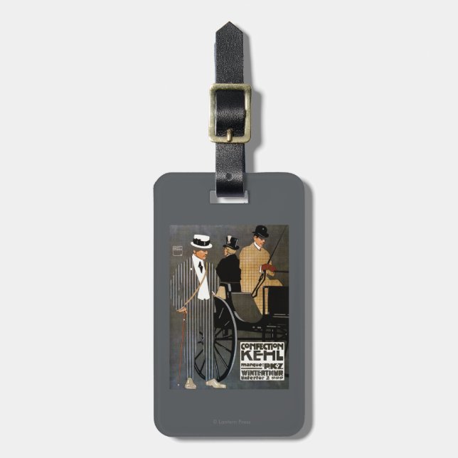 Confection Kehl Gentlemen Clothing Luggage Tag (Front Vertical)
