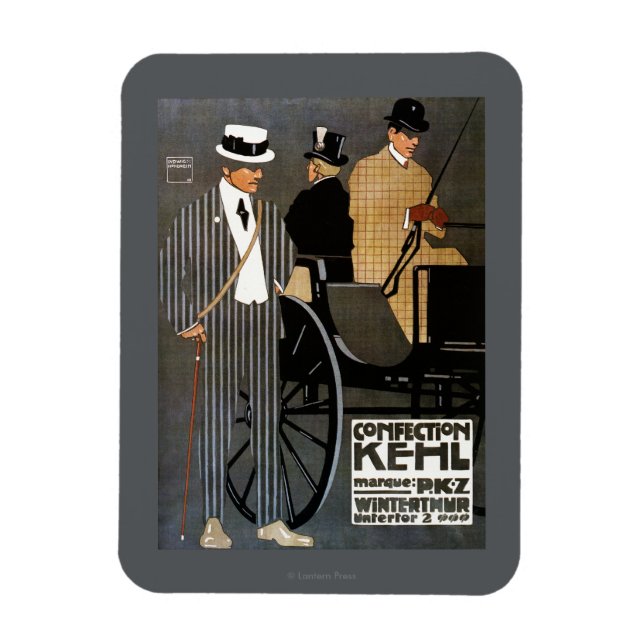 Confection Kehl Gentlemen Clothing Magnet (Vertical)