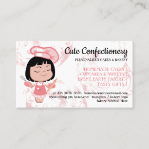 Confectionery Bakery discount Business Card