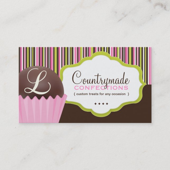 Confections Business Card Template (Front)