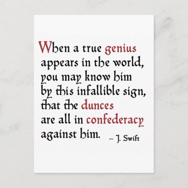 Confederacy of Dunces Postcard (Front)