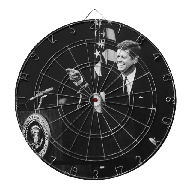Conference of John Kennedy 35th US President  Dartboard (Front)