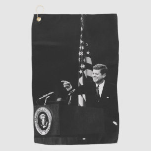 Conference of John Kennedy 35th US President Golf Towel
