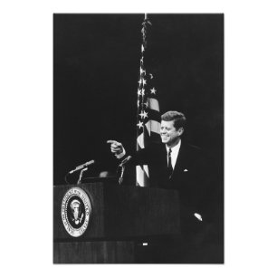 Conference of John Kennedy 35th US President Photo Print