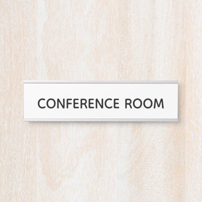 "Conference Room" Door Plate Door Sign (Front)