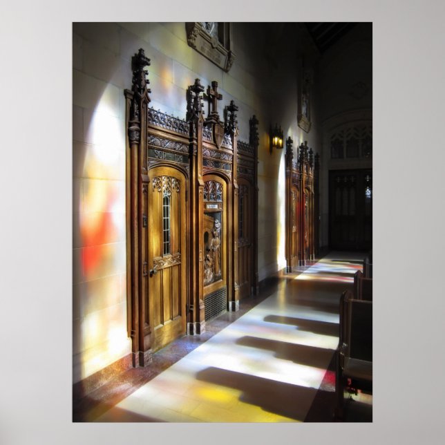 Confession Booth - St. Dominics - San Francisco Poster (Front)