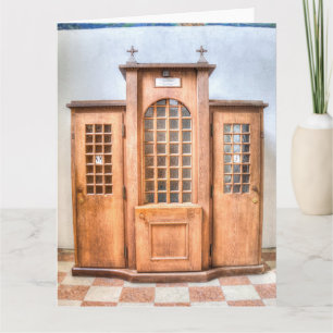 Confessional Box Salzburg Card