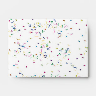 Confetti Background Envelope