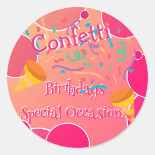 Confetti Birthdays & Special Occasions Sticker