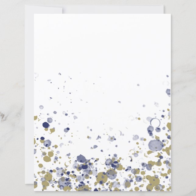 Confetti Blue Gold (Front)