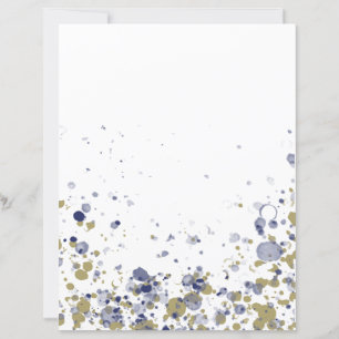 Confetti Blue Gold