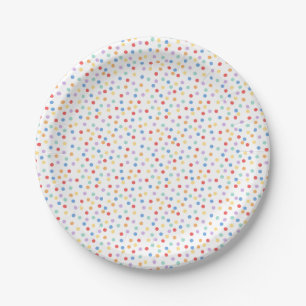 Confetti Brights (Dots) Paper Plate