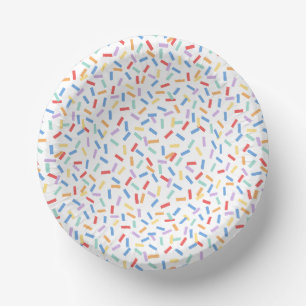 Confetti Brights (Sprinkles) Paper Plate