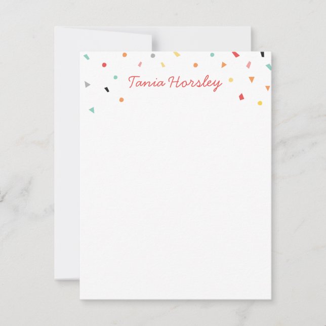 Confetti Card (Front)