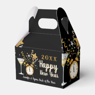Confetti Champane New Years Eve Favour Box