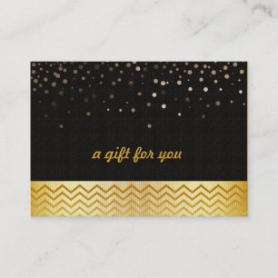 Confetti Chevron Salon and Spa Gift Certificate