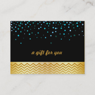 Confetti Chevron Salon and Spa Gift Certificate