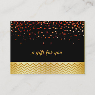 Confetti Chevron Salon and Spa Gift Certificate