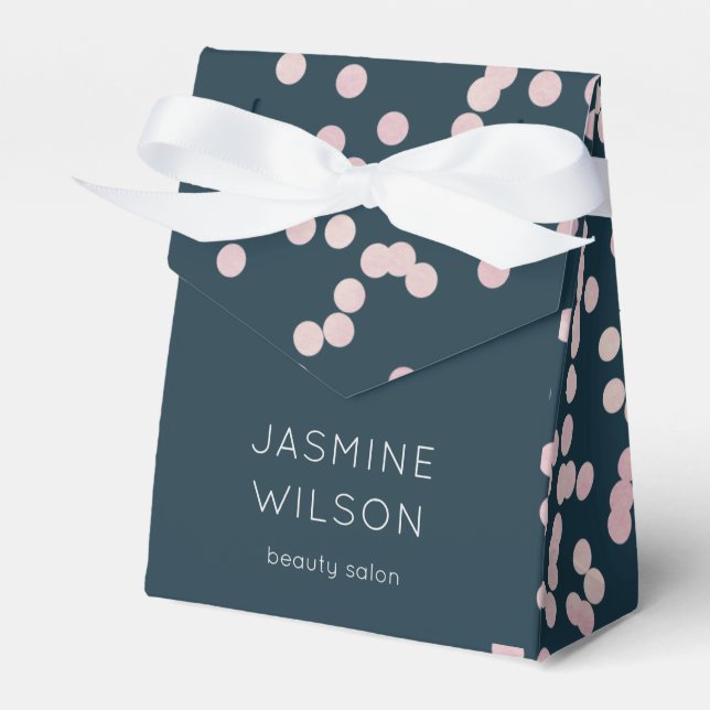 Confetti Classic | Personalised Favour Box (Front Side)