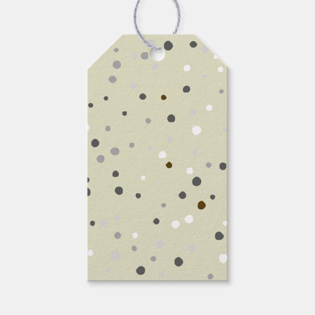 Confetti Clay in Green Gift Tags (Front)