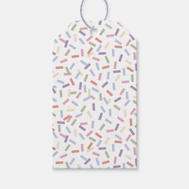 Confetti Cntemporary (Sprinkles) Gift Tags (Front)