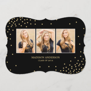 Confetti Collection Graduation Party Invitation