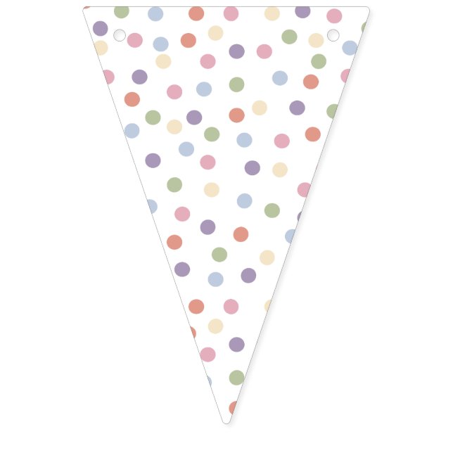 Confetti Contemporary (Dots) Bunting (First Flag)