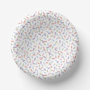 Confetti Contemporary (Sprinkles) Paper Plate