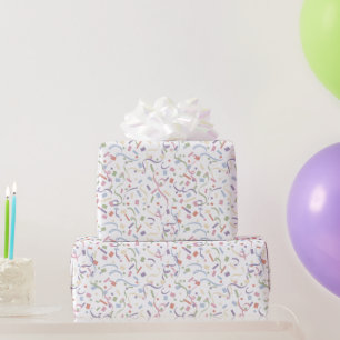 Confetti Contemporary (Surprise) Wrapping Paper
