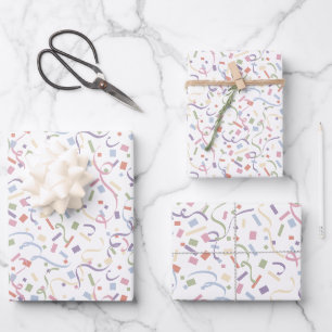 Confetti Contemporary (Surprise) Wrapping Paper Sheet