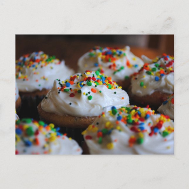 Confetti Cupcakes Recipe Card (Front)