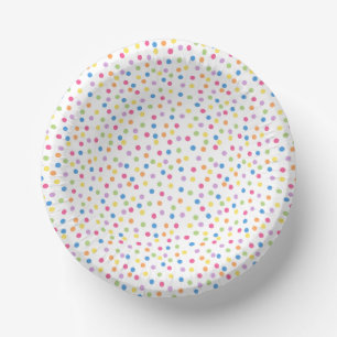 Confetti Dazzle (Dots) Paper Plate