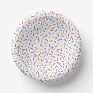 Confetti Dazzle (Sprinkles) Paper Plate
