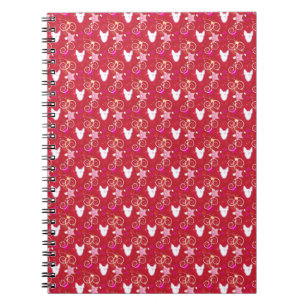 Confetti Diamond Bull Terrier Spiral Notebook