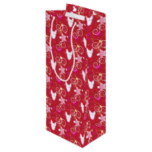 Confetti Diamond Bull Terrier Wine Gift Bag