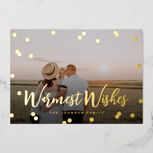 Confetti Dots Script Full Photo (Front)